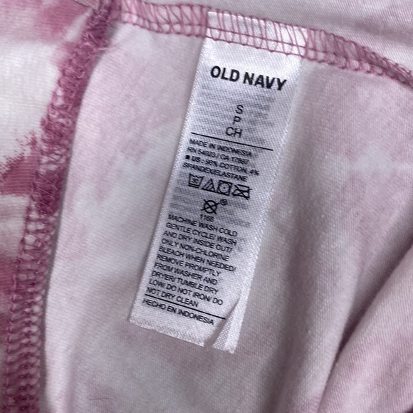 Fuchsia Patterned Biker Shorts - Picture 3 of 3